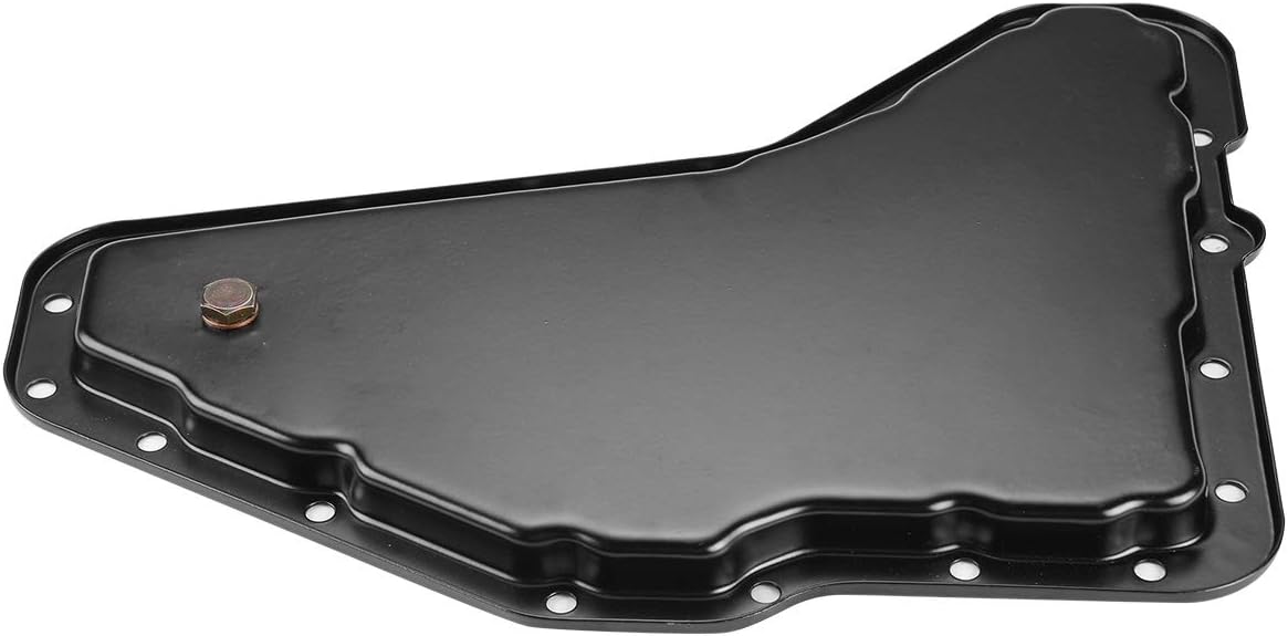 A-Premium Transmission Oil Pan with Drain Plug Compatible with THM440-T4/ME9 Automatic Transmission & Buick Cadillac Oldsmobile Pontiac