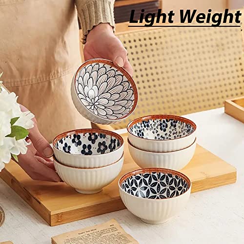 Image of Porcelain Bowls Set, 300 ML Serving Bowls Cereal, Salad, Pasta, Soup, Dessert, Suitable for Restaurant & Kitchen, Dishwasher Microwave Safe for Dining (12 -Piece)