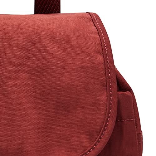 Kipling Mochila feminina City Pack média, Carmim empoeirado, Medium, Mochila média City Pack