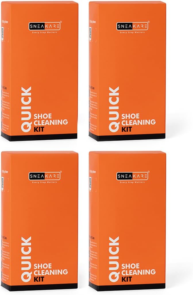 SNEAKAREQuick Shoe Cleaning Kit Shoe Cleaner & Medium Bristle Shoe Brush, White Shoe Cleaning Kit, Shoe Cleaner Kit For Sneaker,Sports Shoe Cleaner Foam Spray