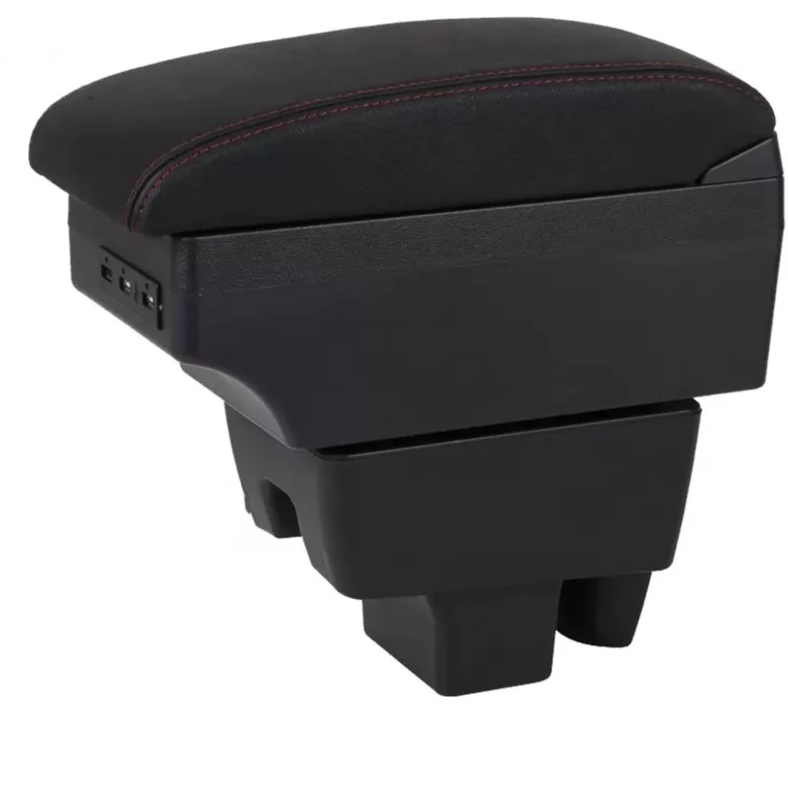 Dla Skoda Dla Rapid Dla VW Dla Polo 2020 2021 podłokietnik ze schowkiem do podłokietnika samochodowego ze schowkiem USB akumulatorowa popielniczka Auto części