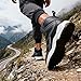 CNPAWS Men's Waterproof Hiking Boots Non-Slip Lightweight Trail Sneakers Outdoor Breathable Trekking Shoes（Grey size 9）