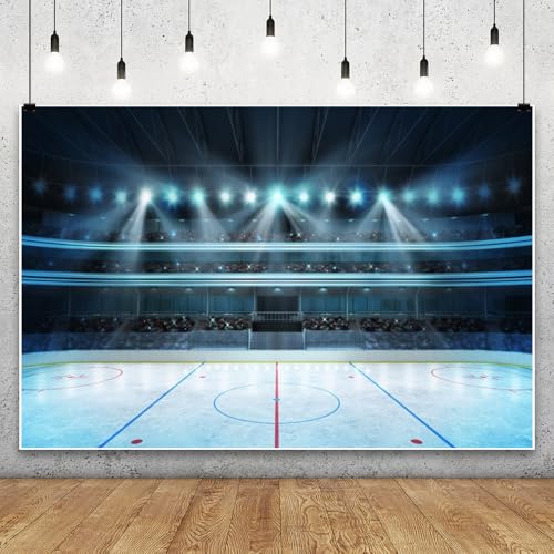 Laeacco Hockey Stadium Backdrop Vinyl Photography Background