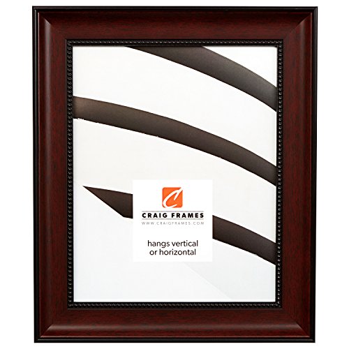 Craig Frames Annesbury, 11x14 Picture Frame, Smooth Mahogany