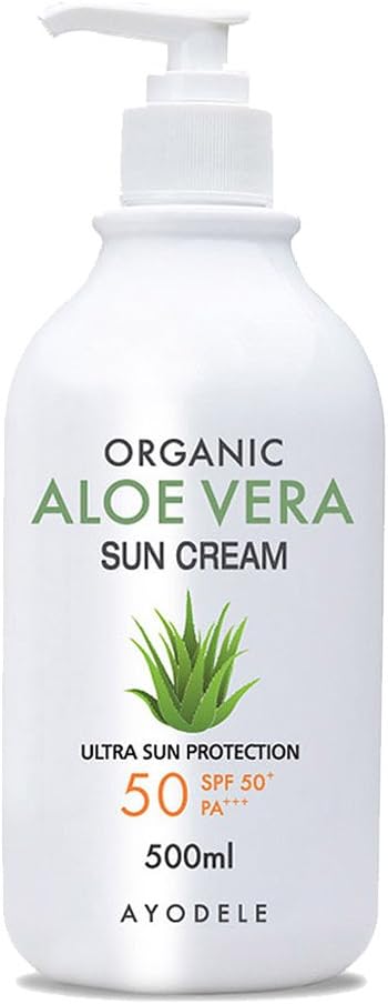 Aloe Vera SPF50+ PA+++ Body and Face Sunscreen 16.9 oz