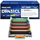 DR431CL Drum Unit Printer High Yield Replacement for Brother DR-431CL Imaging Drum Compatible with MFC-L8900CDW MFC-L8690CDW HL-L8360CDW HL-L8260CDW MFC-L8610CDW MFC-L8905CDW MFC-L9570CDW HL-L8360CDWT