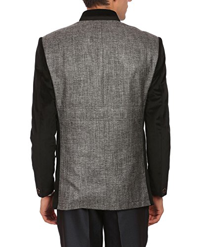 Image of WINTAGE Men's Banarasi Rayon Cotton Green Bandhgala