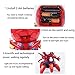 WZCSLM Cool Spider Robot with Six Paws -Colorful Lights, Music, Move Dancing - for Kids Ages 3 & Up (red)