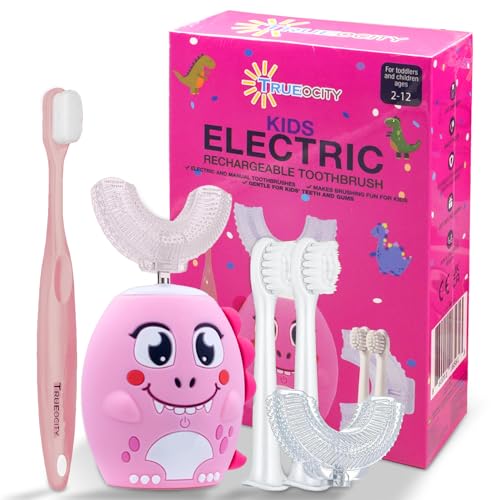 Trueocity Kids U Shape Toothbrush Auto Electric Toddler...