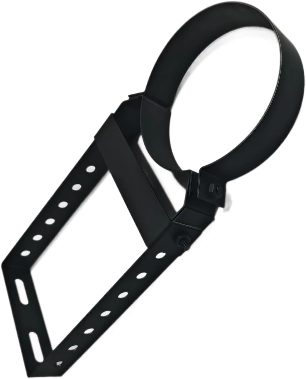 Robust Heating Flue Pipe Bracket 1.8MM Thick Stainless Steel for Heavy Duty Applications Permanent Firepit Chimney Stabilizer