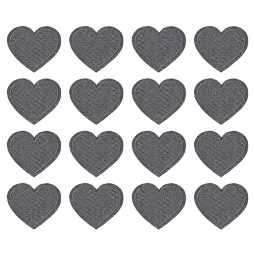 PATIKIL Termoadesive Toppe 10pz Forma Cuore Cuci Toppa Ricamate Amore