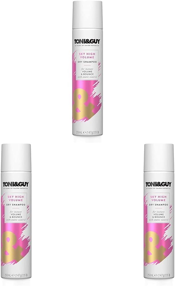 Toni & Guy Sky High Volume Dry Shampoo,250ml (Pack of 3)