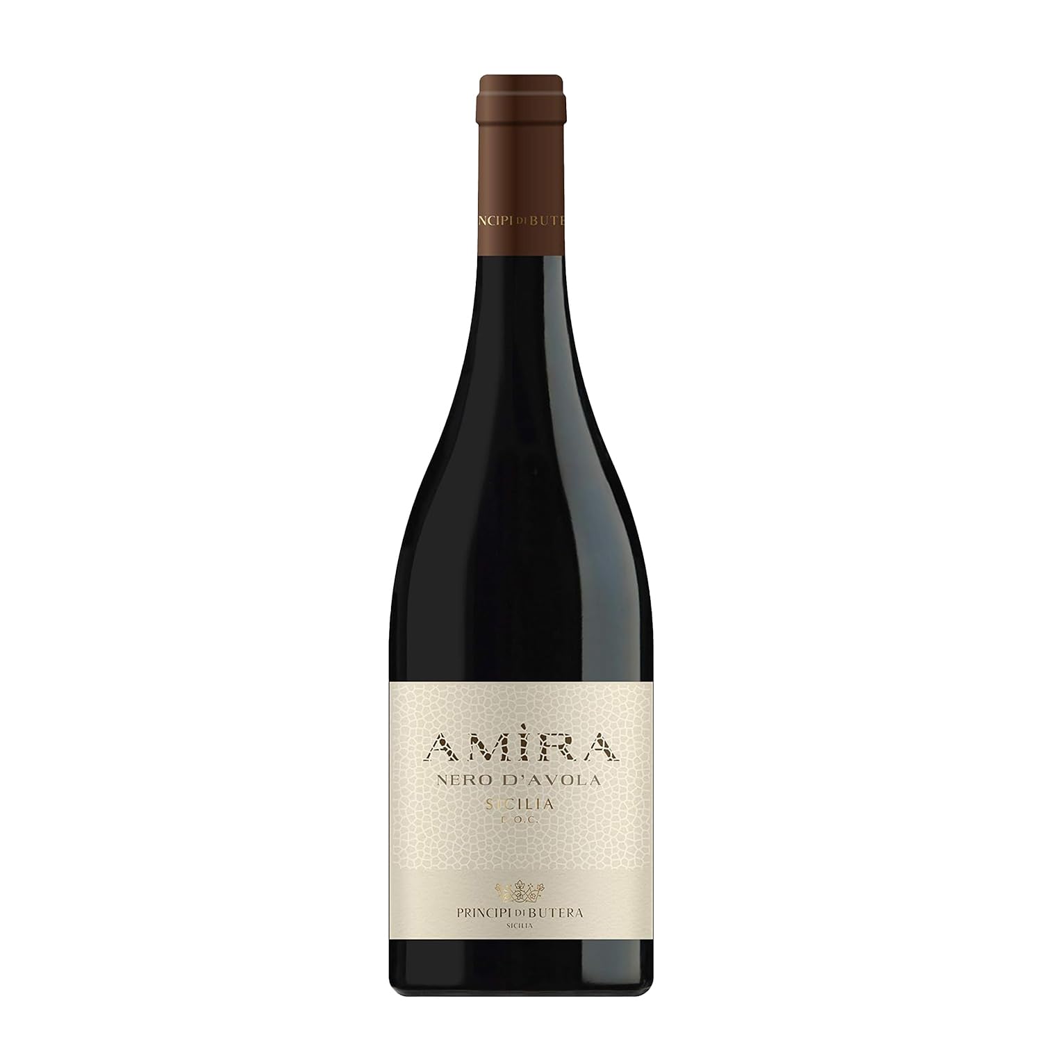 Feudo Principi di Butera Amìra - Nero d'Avola Sicilia DOC - Italian Still Red Wine from Sicily, Italy - 100% Nero d'Avola Grapes - 75cl / 750ml, 13.5% ABV