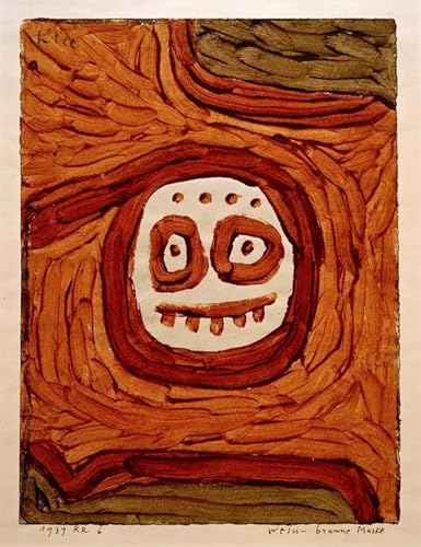 Peinture murale Paul Klee abstraite pour créer une ambiance zen au salon