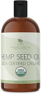 Sponsored Ad - OPO Organic Hemp Seed Oil - 16 oz - USDA Certified Organic - Pure, Cold Pressed, Non-GMO, Extra Virgin, Veg...