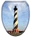 Toilet Tattoos TT-1018-O Cape Hatteras Decorative Applique For Toilet Lid, Elongated