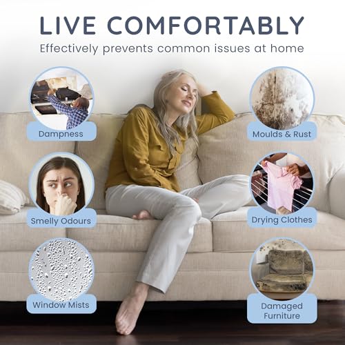 CUQOO Disposable Dehumidifier for Home 500ml, Pack of 10 Moisture Absorber Dehumidifiers for Damp, Mould, Kitchen, Wardrobe, Bedroom, Caravan, Office, Garage, Bathroom - Mini Condensation Absorbers - Image 4