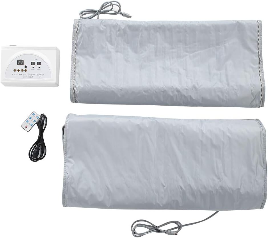 Yosoo Infrared Blanket, Massage Mattress Heating Blanket Body Shape Slimming Fitness Machine US Plug for Spa Home Office Salon (#2)