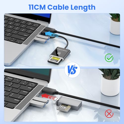 Lecteur CFexpress USB 3.2 pour iPhone 15 Samsung Mac et PC Windows - 6