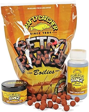 Dairy Cream Fudge Retro Bait Kit - Boilies - Booster Liquid - Wafters