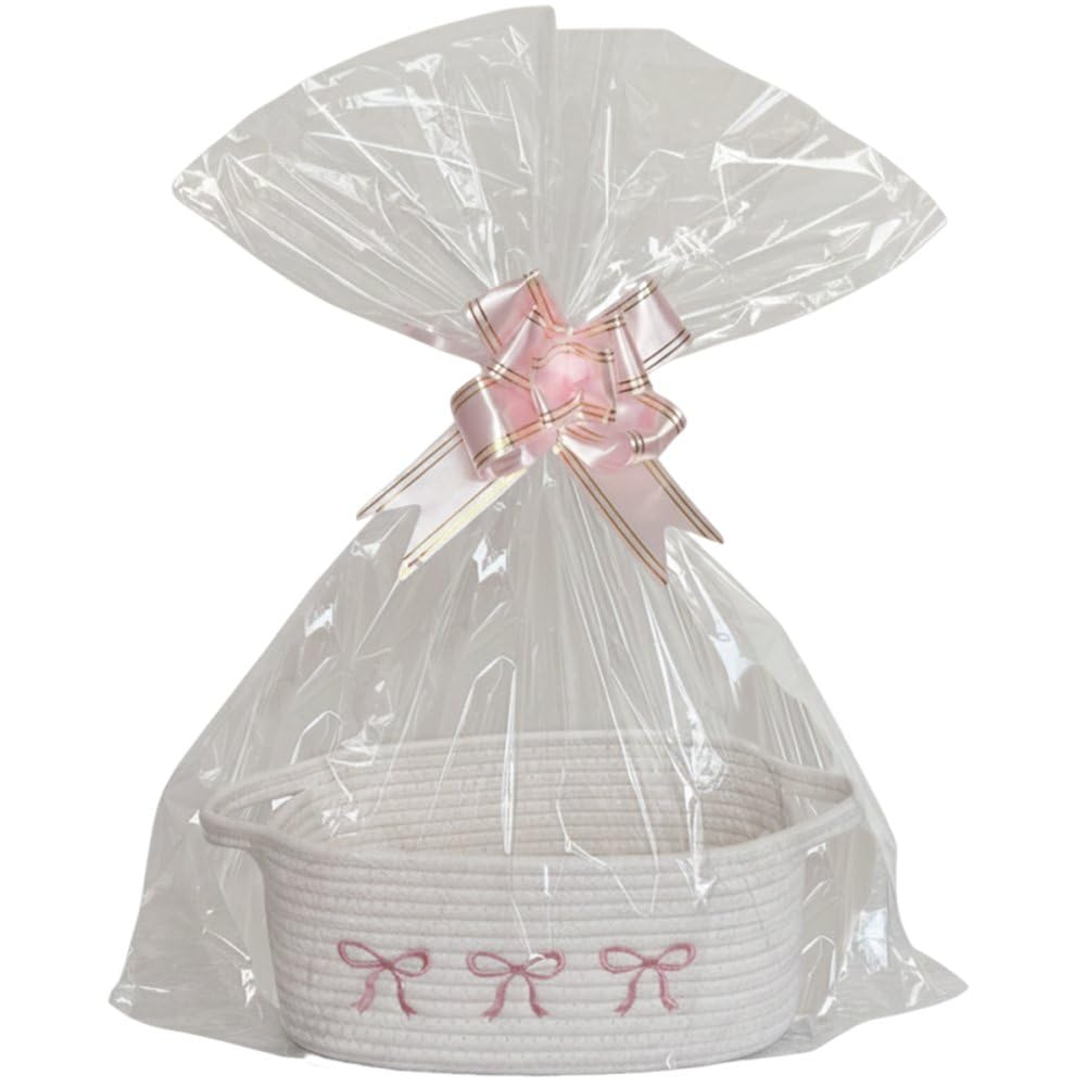 Panier de salle de bain en corde de coton tressée de qualité supérieure
