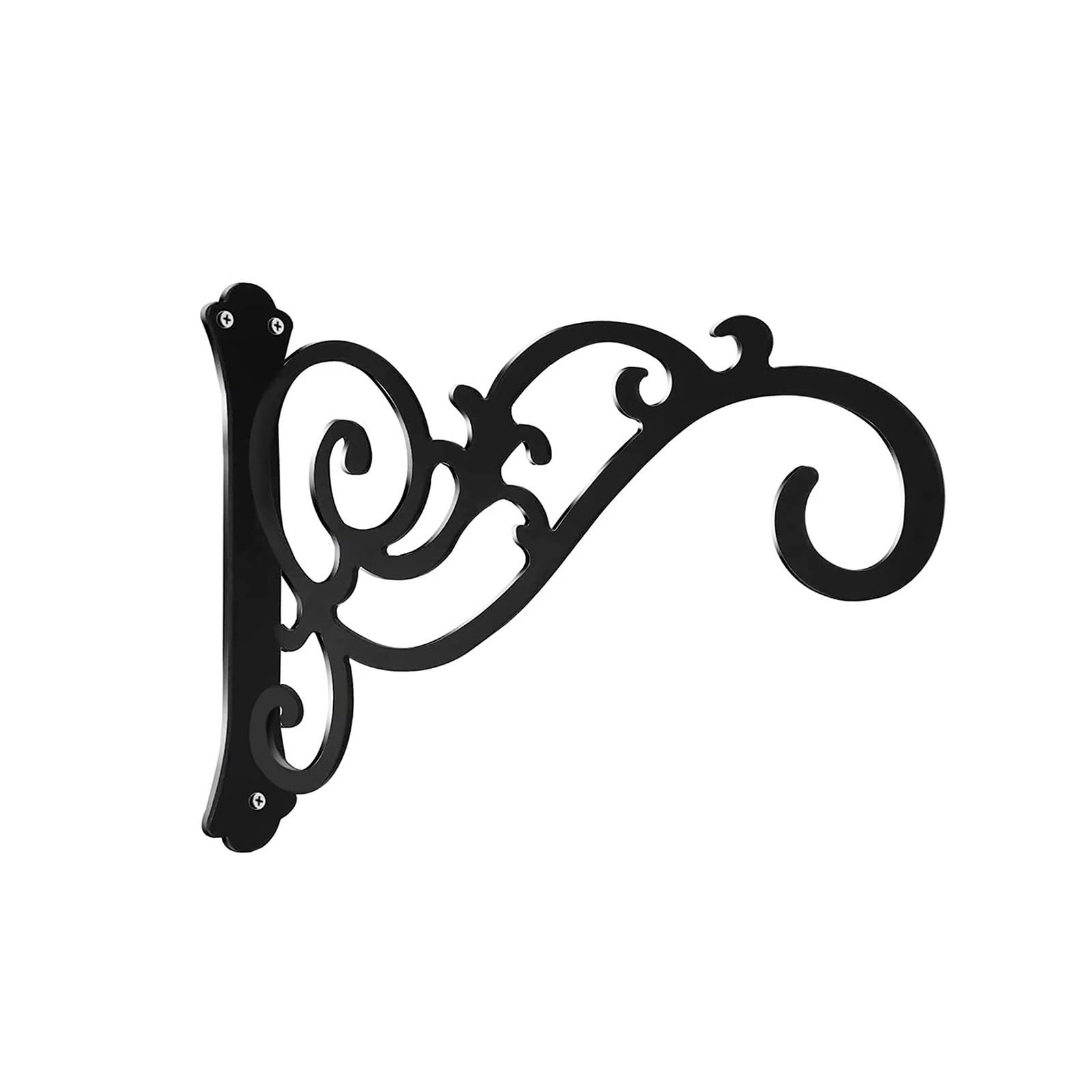 HUWOYG 2 Pcs Hanging Planter Bracket Outdoor Plant Hook Wall Mount for Lanterns Flower Hanger Bird Feeder Fence for Plants(Color 2)