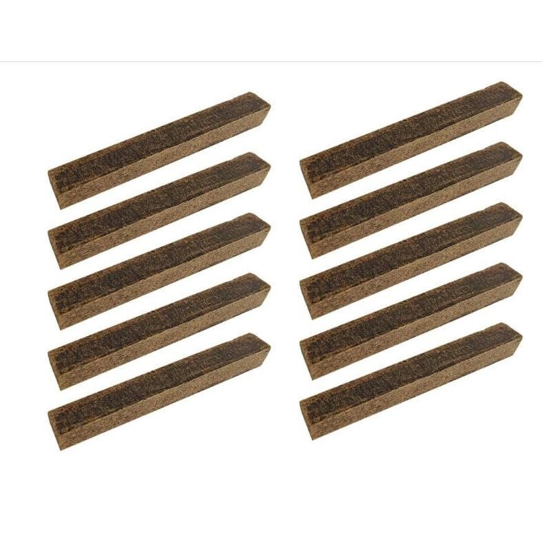 20 * 100mm 10/20PCS Duże drewniane knoty do wyrobu świec Knoty Krackle Bezdymne świece sojowe(20PCS)