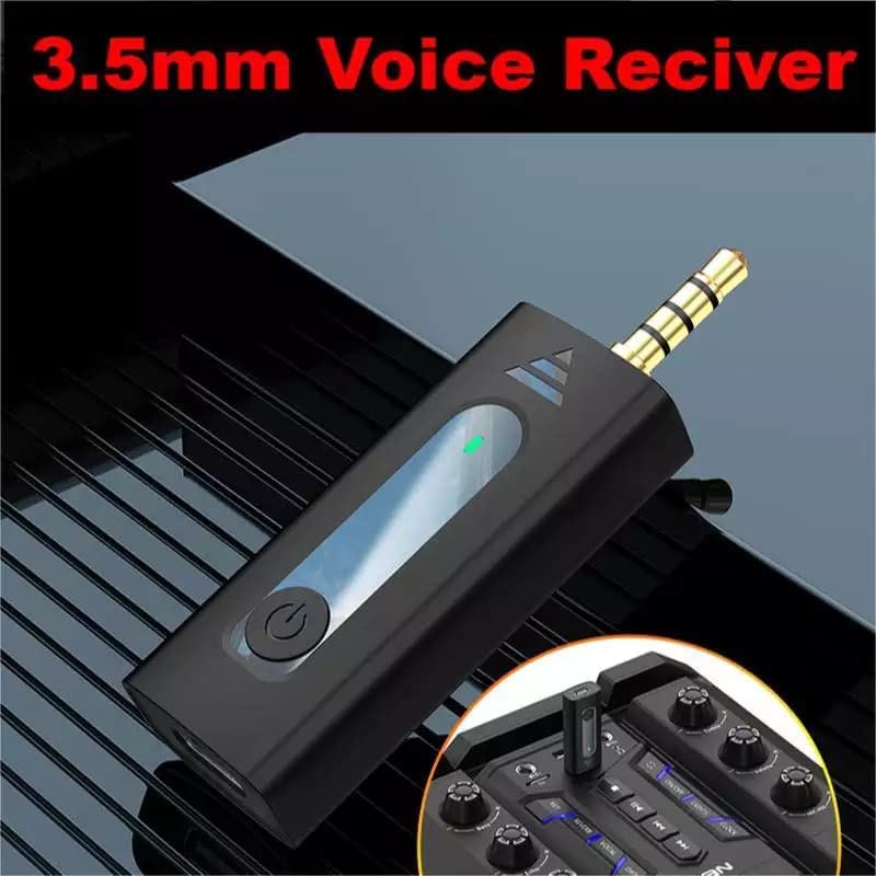 Image of BIGASUO Wireless Microphone for Android Mobiles & iOS Phone Dual User Wireless Mic for Recording Vlogging ASMR Podcast Interview Instagram & YouTube Wireless Mic (B89)
