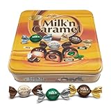 Milk'n Caramel gefüllte Karamelbonbons mit Schokoglasur 400g