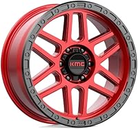 KMC KM544 Mesa Candy Red w/Black Ring Wheels 20 In 20x9 +18 KM54429068918