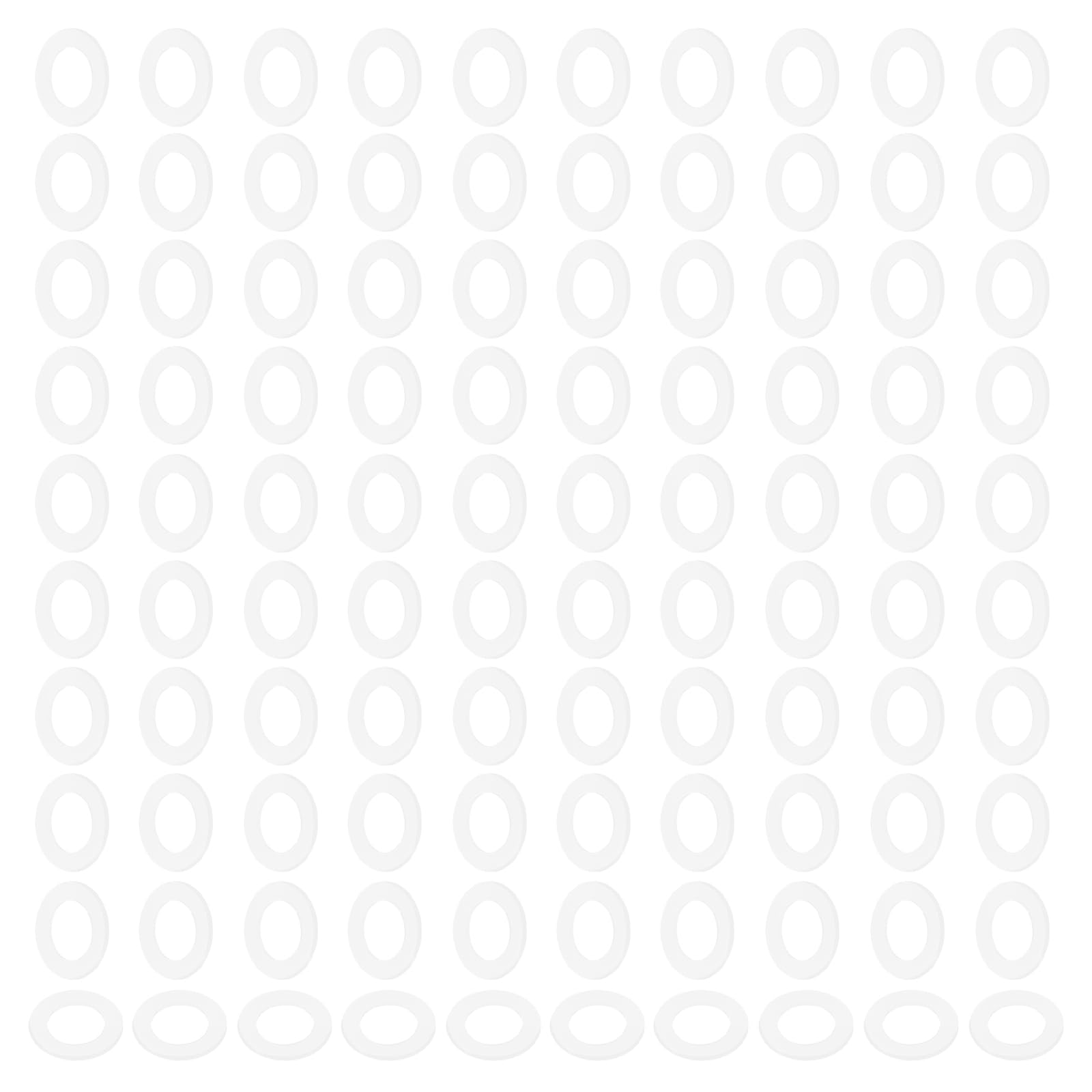 PATIKIL M12 Nylon Flat Washers