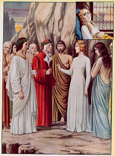 Affiche d'art de la Divine Comédie de Dante par Tancredi Scarpelli 60x90cm