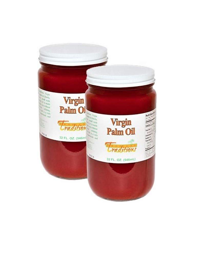 Tropical Traditions Virgin Palm Oil 32 Fluid Ounce Grocery & Gourmet Food