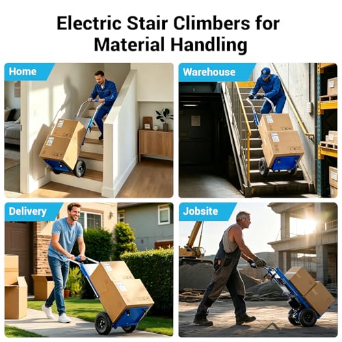 Carretilla eléctrica plegable para escaleras 900 lbs miniatura 6