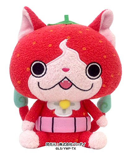 Yokai-watch Kuttari stuffed's Nyan Nyan strawberry Yokai-watch Kuttari stuffed's Nyan Nyan strawberry