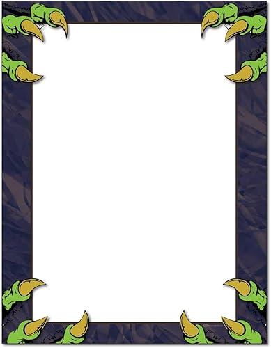 Miniatura 6 de Trick or Treat Halloween Letterhead - Papel para impresora láser y inyección de tinta (paquete de 100)