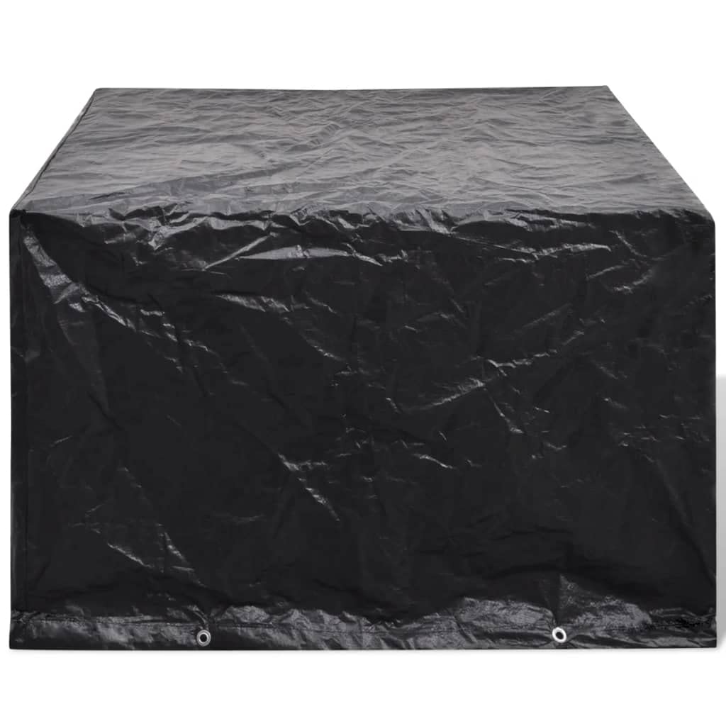 Akcesoria do mebli ogrodowych pokrowce na meble ogrodowe 2 szt. 8 oczek 135 x 135 x 90 cm pokrowce na meble ogrodowe