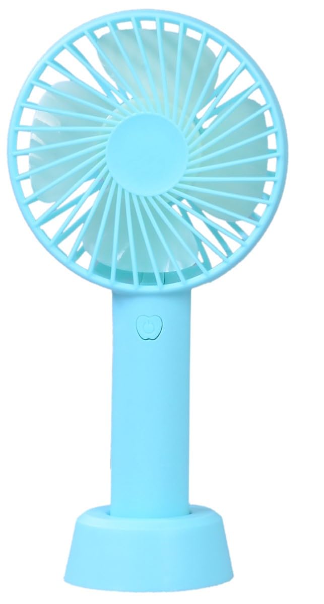 Zaptron Mini Portable USB Hand Fan (1 Year Warrenty), USB Portable Fan, High-Speed, Rechargeable Battery, Table Fan with Stand for Home, Office, Travel (Blue) (B0D7SS5FQQ) Amazon Price History, Amazon Price Tracker