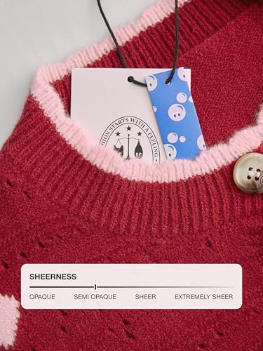 Image of CIDER Cardigan Sweaters for Women Trendy Cute Sweaters Long Sleeve Crew Neck Heart Print Cardigans Spring Fall Outfits