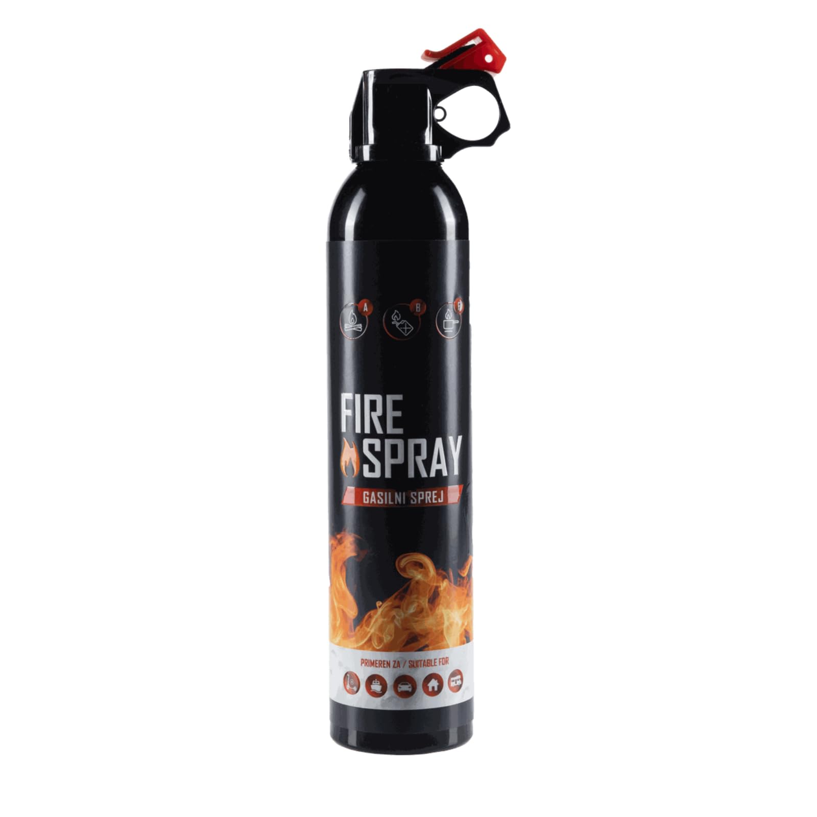 Bonpet Extintor Spray 500 ml – Portátil, Reutilizable, Clase A-B-F, Vida útil 2 años – Seguro y Ecológico para Hogar, Oficina y Vehículos