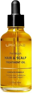 Pre Wash Hair Oil, Hair Growth Oil, Hair Oil for Gry Damaged Hair and Growth, Scalp Oil, Nourish & Repair for All Hair Types, Dry, and Itchy Scalp(1.7 Fl Oz / 50 ml)