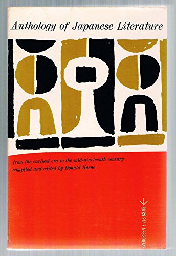 Anthology of Japanese Literature from the Earli... 0394172213 Book Cover