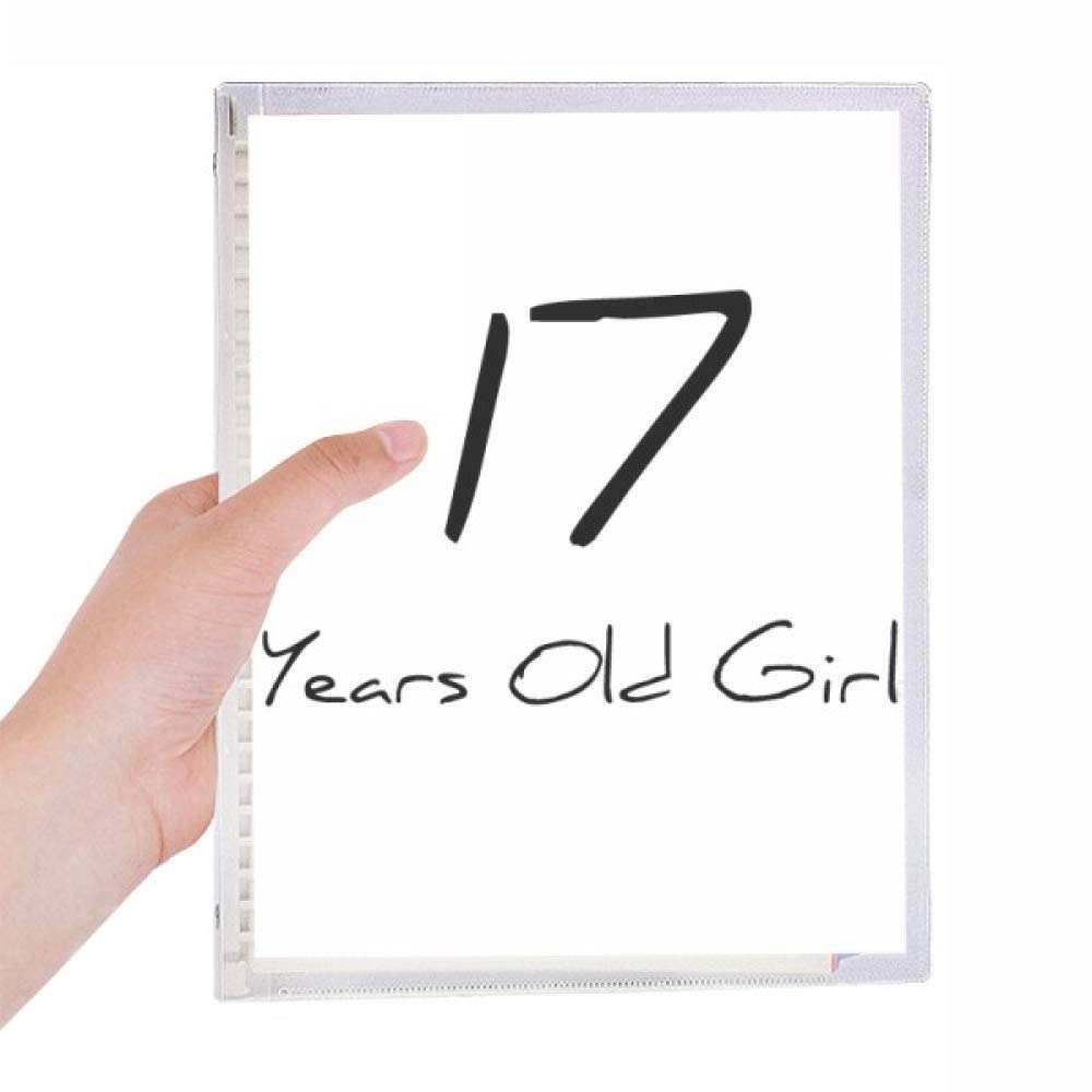 Carnet de notes à spirales rechargeable A5 pour lycéenne de 17 ans