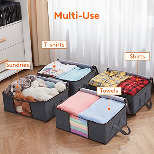 Lifewit LF230205GY.V1 Clothes Storage Bag Foldable Storage Bin Closet Organizer thumb #4