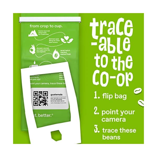 Ethical Bean Fairtrade Organic Coffee, Classic Medium Roast, Ground Coffee Beans - 100% Arabica Coffee (8 oz Bag), 0.5 Pound (Pack of 1)