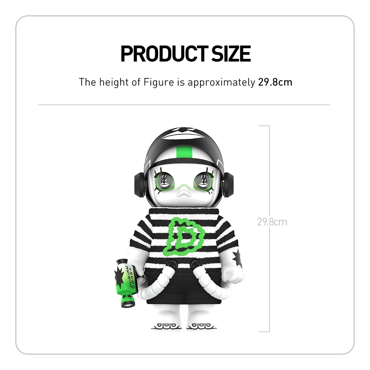 POP MART Mega Space Molly 400% Lala Company-Durian Man Pop Action