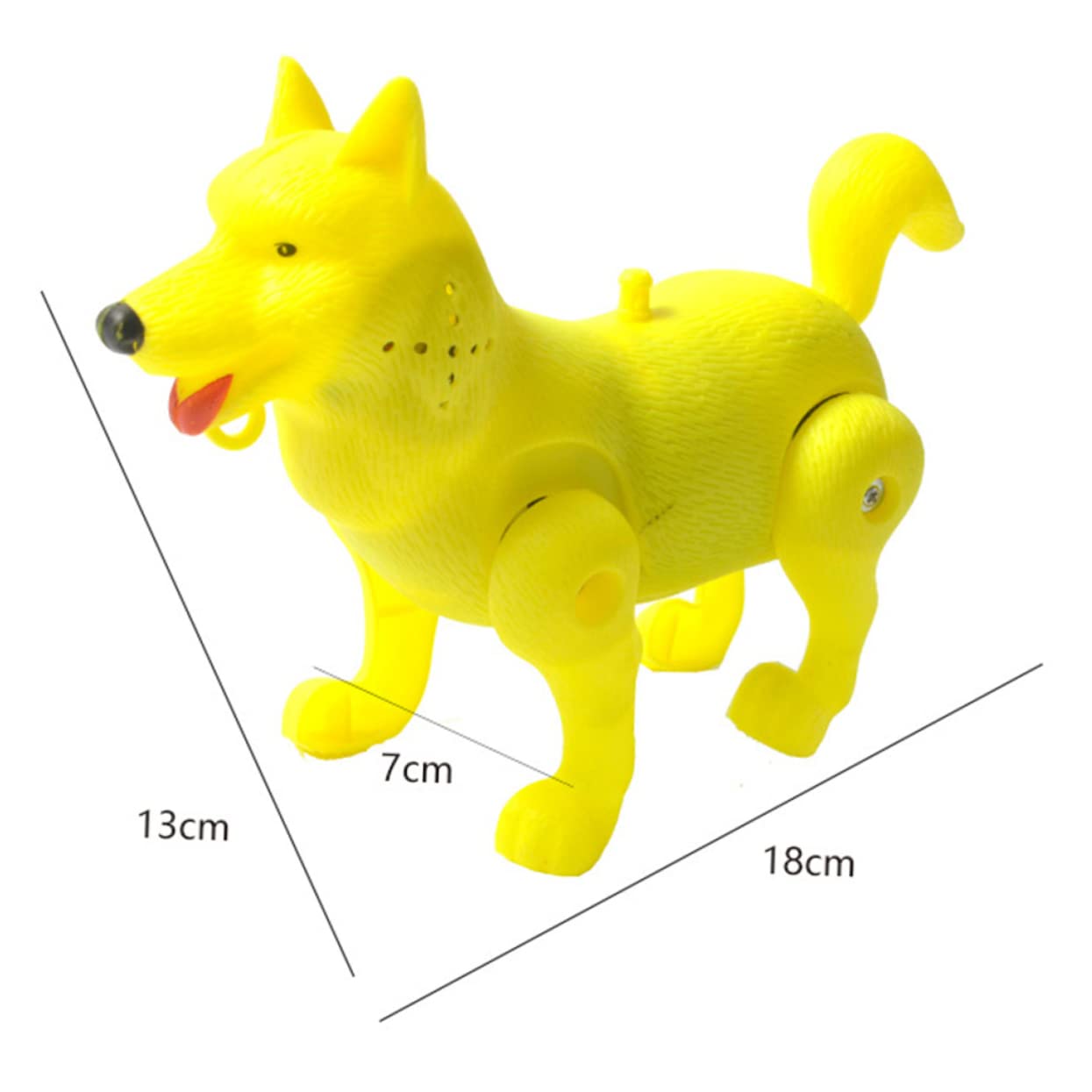 CIYODO Interactive Luminous Dog Toy Plush Indestructible Dog Toys for Boys and Girls Electric Model Random Color