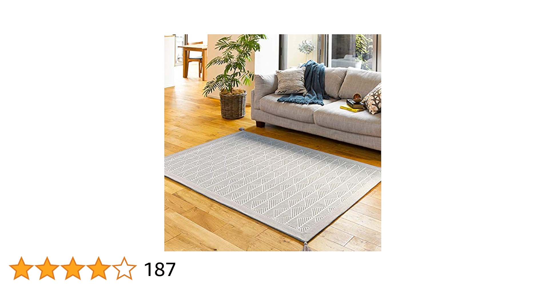 【数量限定】萩原 ラグ ホワイト 約185×185cm 「クラック」 洗濯機で洗 Amazon｜萩原 ラグ ホワイト 約185×185cm 「クラック」 洗濯機で