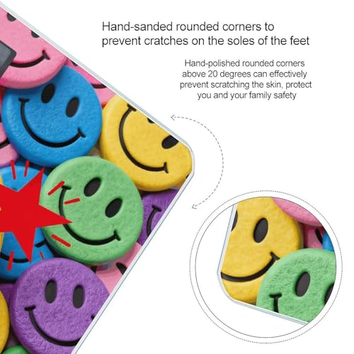 Balanza Digital Amarilla Star Happy Face para Baño miniatura 4