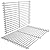 Hisencn Stainless Steel Solid Rod Replacement Parts Grill Grids Cooking Grates for Sunbeam, Nexgrill, Grill Master 720-0697 Gas Grill Cooking Grid Set of 2